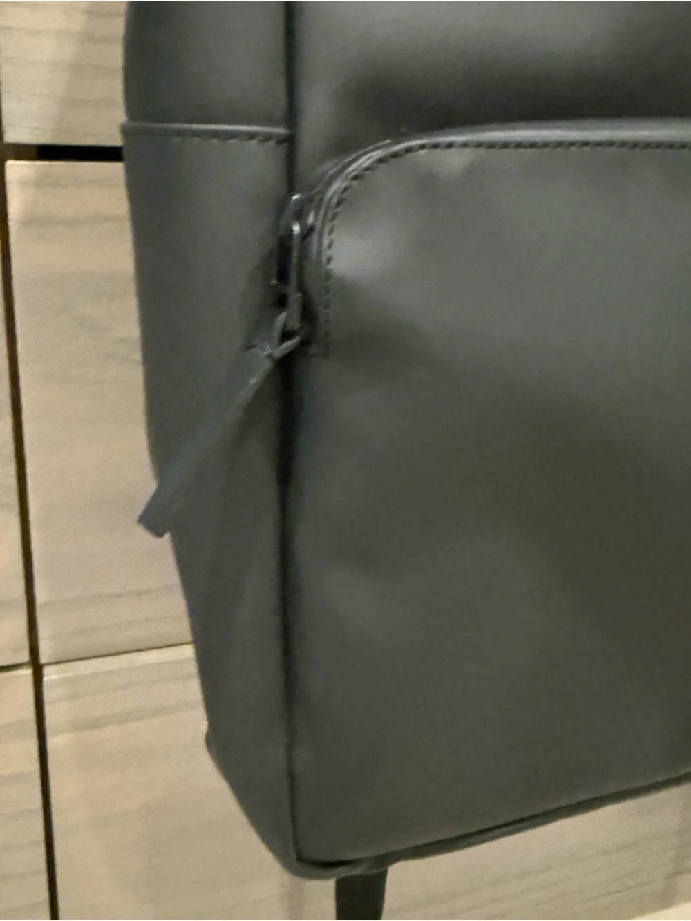 RAINS Black Waterproof Field Bag Backpack